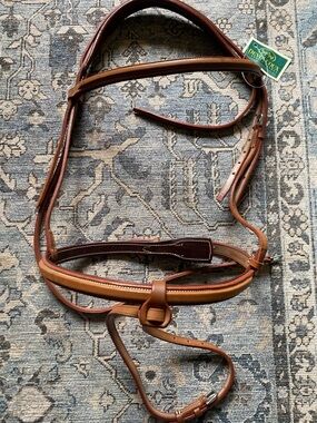 Devoucoux Classic Brown Leather Bridle Headstall